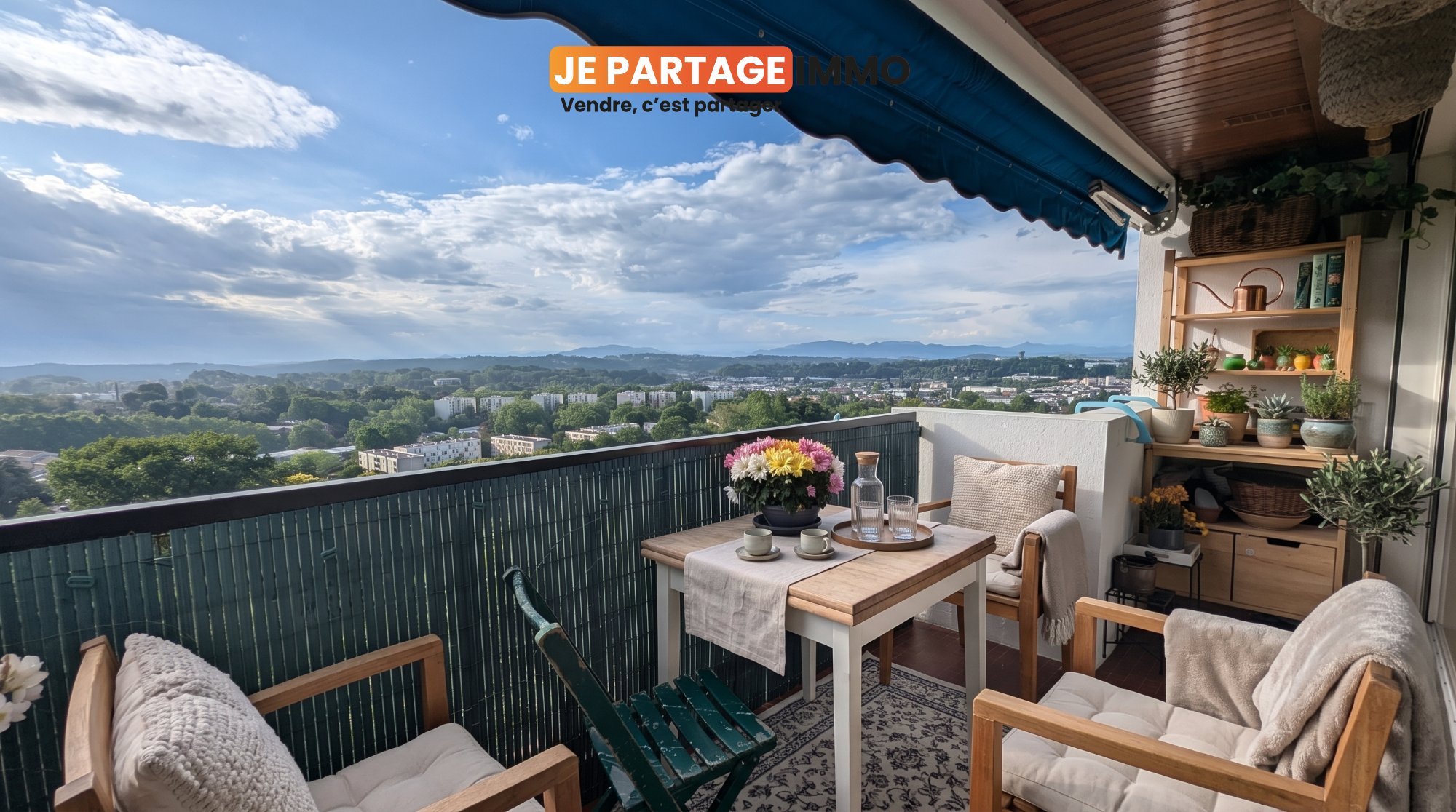 Appartement T4/T5 - 86m2 - Vue sur Pyrénées